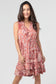 Button Up Ruffle Tank Dress