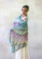 Shovava Blue Vintage Wings Scarf