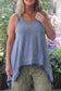 Jaded Gypsy Beyond The Moon Tank - Vintage Navy