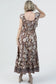 Lola P V-Neck Maxi Dress With Pockets