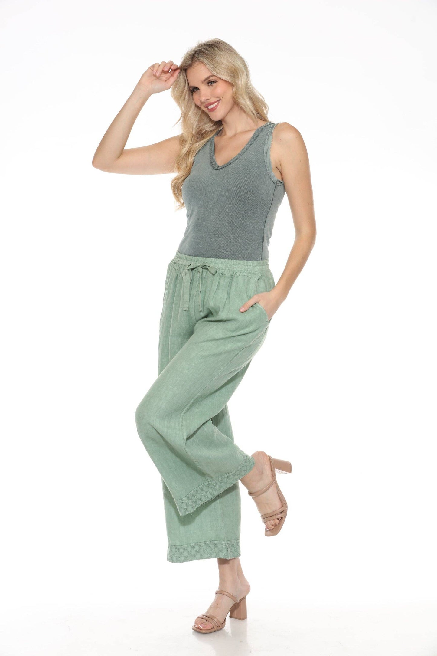 Sequin V-Neck Tank Top - 5 Colors