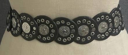 DAIRI Black Leather Belt