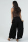 Wide Leg Pants With Ruffle Detail