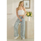 Heart Patchwork Jeans