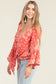 Bohemian Paisley Bell Sleeve Top