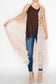 Crochet Vest With Tiered Mesh Layer