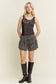 Mineral Washed Ruffle Shorts