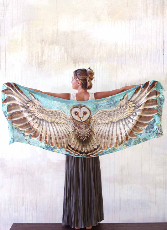 Shovava New Moon Owl Scarf