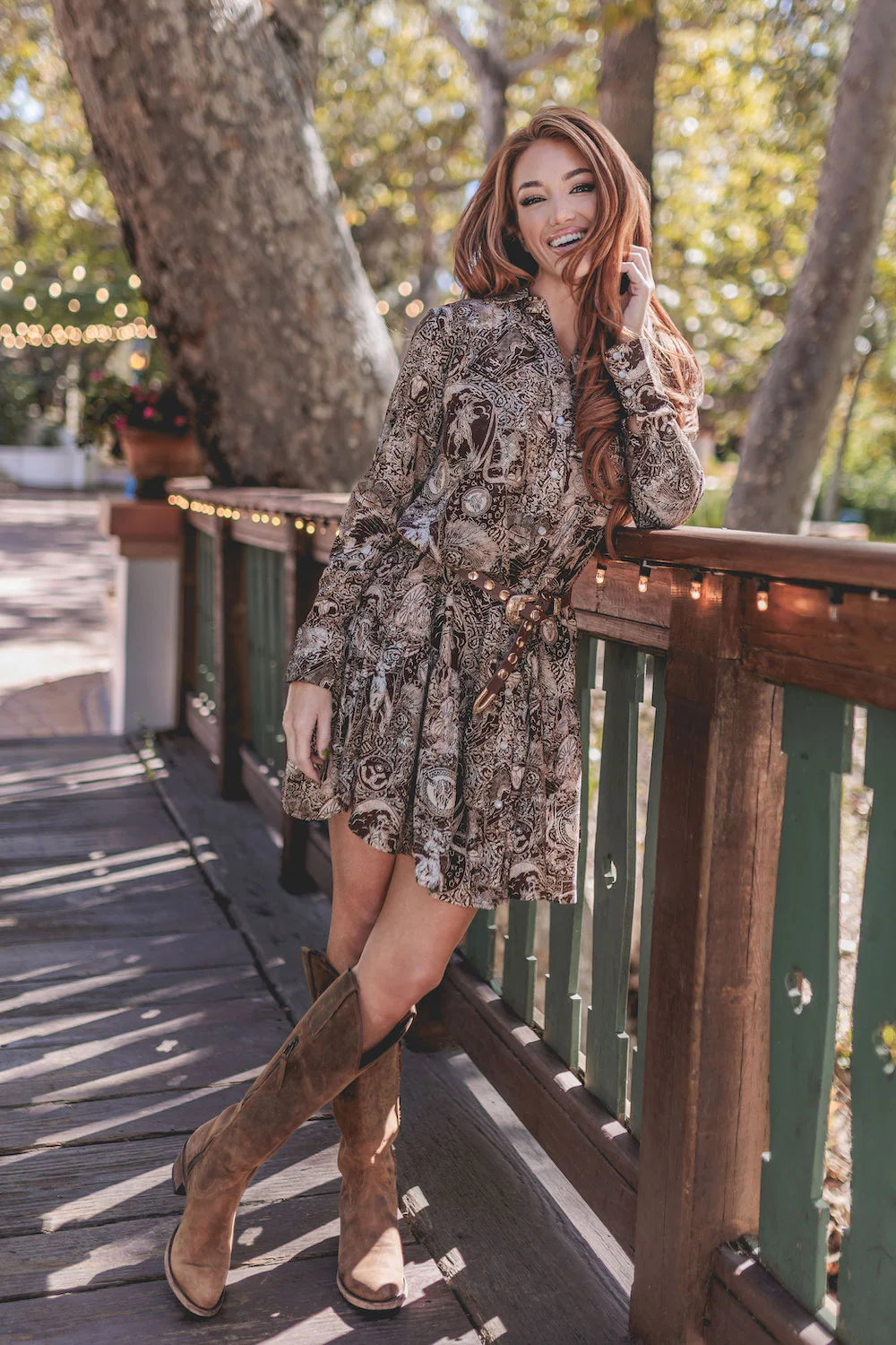 Dakota Dress - Tabacca