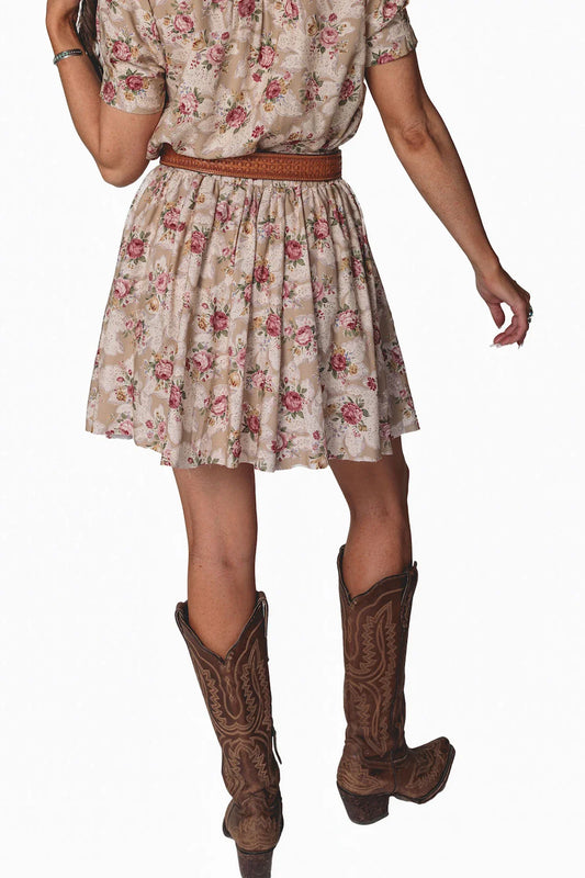 Annie Skirt - Ranch Romance Antique Saddle